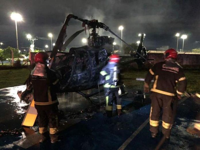 A Secretaria de Segurança Pública do Amazonas (SSP-AM) identificou o carro utilizado pro criminosos que atearam fogo ao helicóptero do Instituto Brasileiro do Meio Ambiente e dos Recursos Naturais Renováveis (Ibama), no Aeroclube de Manaus, na madrugada desta segunda-feira (24)