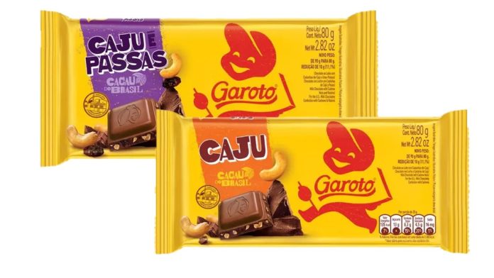 Anvisa suspende venda de 2 chocolates da Garoto por risco de contaminação