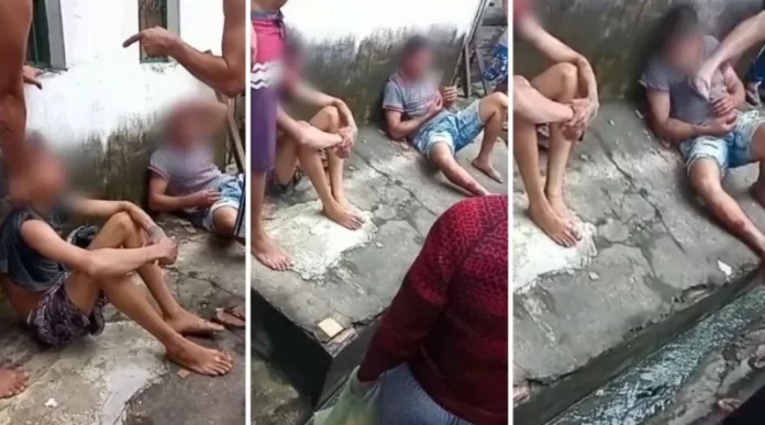 VÍDEO: Suspeitos de assalto são espancados por população em bairro de Manaus