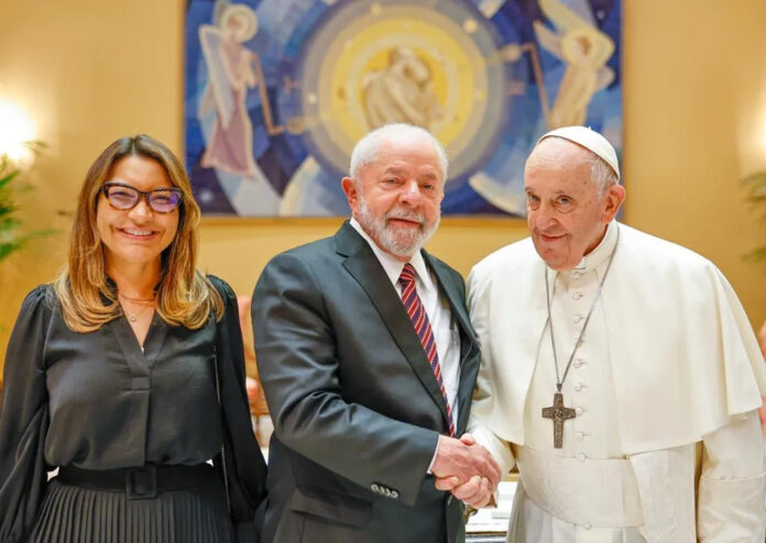 Lula se encontra com o Papa Francisco na Itália