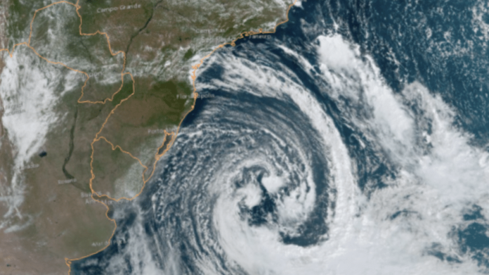 Ciclone extratropical no Sul pode trazer frente fria ao AM, diz Inmet