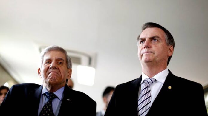 General Augusto Heleno e Jair Bolsonaro